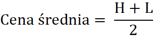 cena średnia